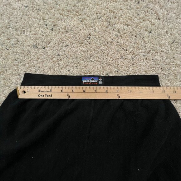 Patagonia Pants Adult Large Black Outdoors Hiking Capilene Mens Fleece Sweatpant - Picture 16 of 16